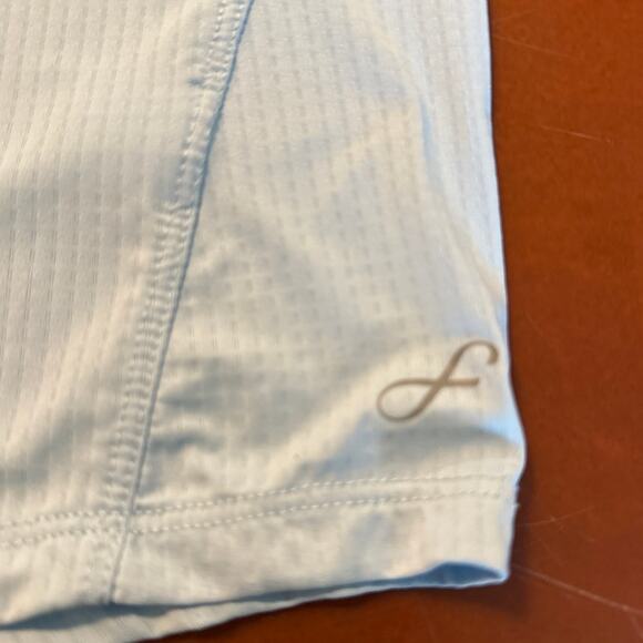 Free Fly Womens Elevate Sports Polo Light Blue Small Recycled Material - Picture 6 of 8